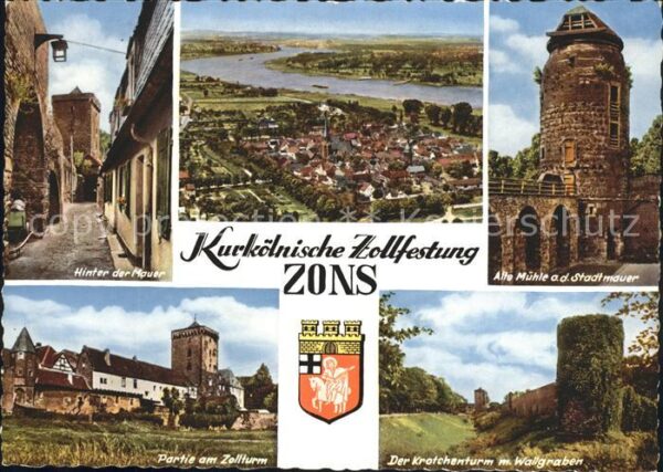 Zons Kurkölnische Zollfestung Hinter der Mau