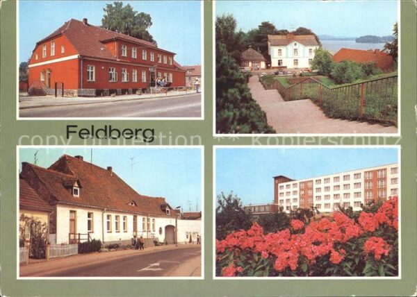Feldberg Mecklenburg Rathaus FDGB Erholungsheim Freundschaft
