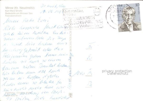 Mirow Karl Marx Strasse Badestelle Mirower Se – Bild 2