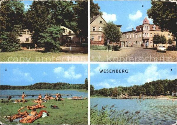 Wesenberg Mecklenburg Strandcafe Mittelstrasse Freibad