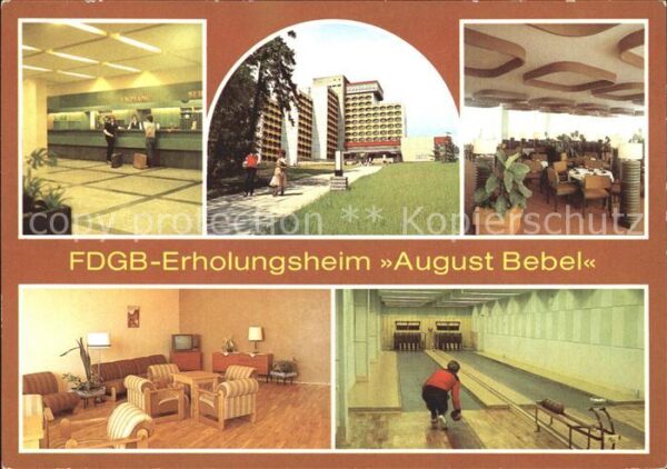 Friedrichroda Erholungsheim August Bebel Fernsehraum