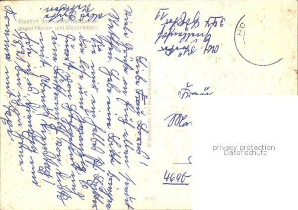 Bruchhausen Hoexter Gedicht W. Diederichs – Bild 2