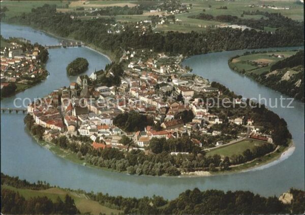 Wasserburg Inn Fliegeraufnahme