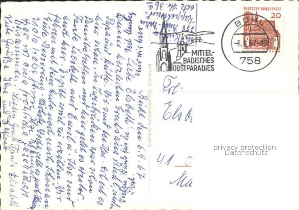 Buehl Baden Fliegeraufnahme Rathaus Friedens Kreuz – Bild 2