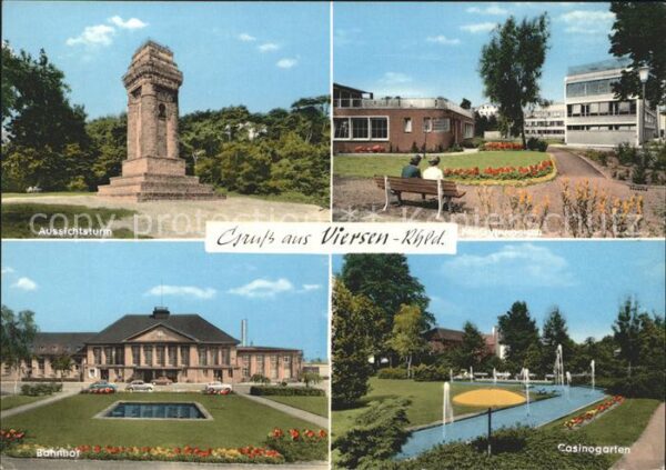 Viersen Aussichtsturm Casinogarten Bahnhof