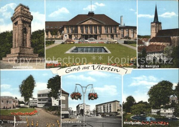 Viersen Aussichtsturm Bahnhof St Remigius