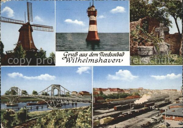 Wilhelmshaven Koppehörner Mühle Leuchtturm Roter Sand