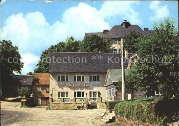 Altenfeld Thueringen FDGB Erholungsheim Haus Volkers