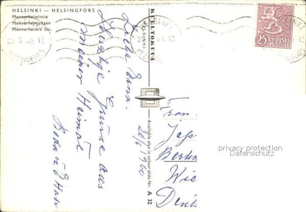 Helsinki Mannerheim Strasse – Bild 2
