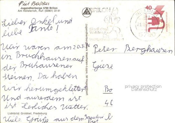 Brilon Jugendherberge Treppenhaus – Bild 2