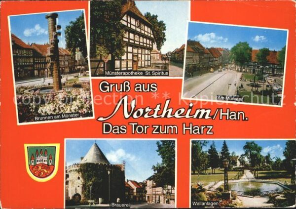 Northeim Brunnen Münsterapotheke St. Spiritus Br