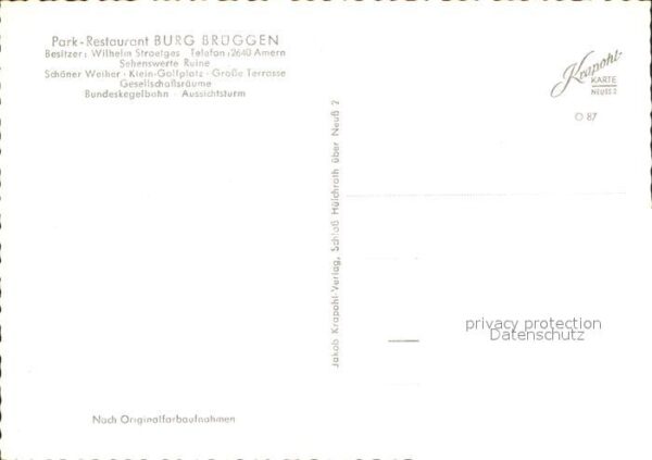 Brueggen Niederrhein Burg Brüggen – Bild 2