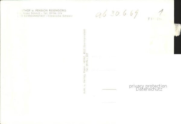 Ebermannstadt Gasthof Resengörg – Bild 2
