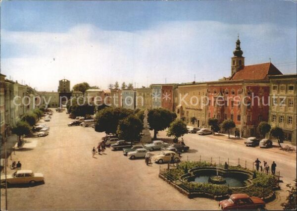 Tittmoning Salzach Stadtplatz