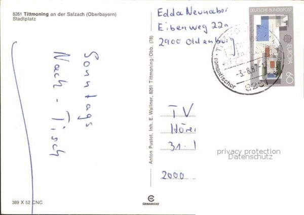 Tittmoning Salzach Stadtplatz – Bild 2