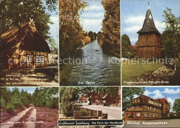 Jesteburg Seeve Glockenturm Gasthof Niedersachsen