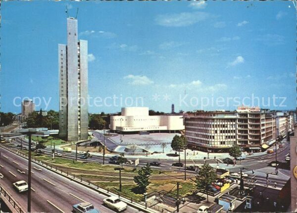 Duesseldorf Schauspielhaus Thyssen Hochhaus