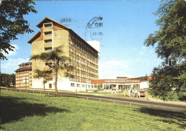 Oberhof Thueringen FDGB Erholungsheim Fritz