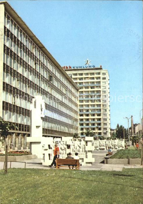 Karl-Marx-Stadt Karl-Marx-Allee Stelen Lobgedichte