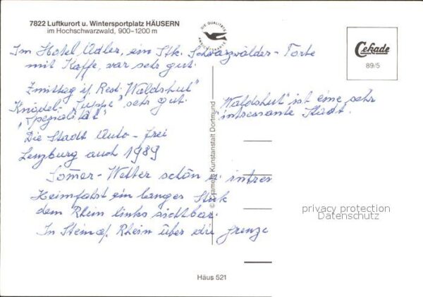 Haeusern Schwarzwald Cafe Moser Fridolinstrasse Hotel Adler – Bild 2