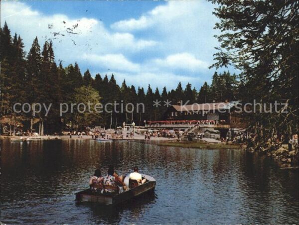 Bayerisch Eisenstein Grosser Arbersee Seehaus