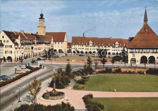 Freudenstadt Marktplatz Rathaus Stadthaus