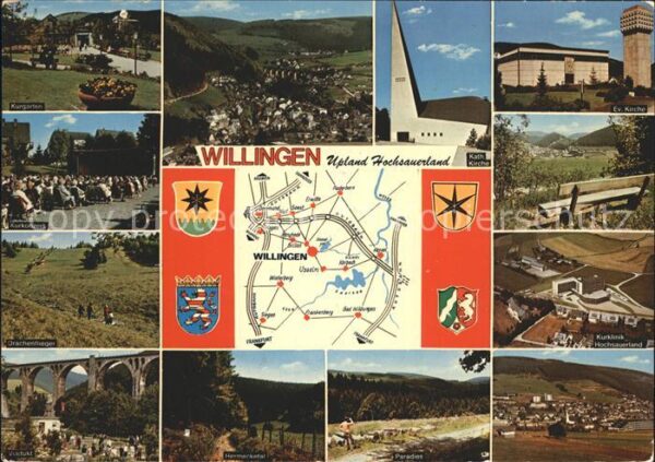 Willingen Sauerland Kurklinik Viadukt Kurkonzert Drachenfli