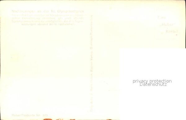 Foto Huber H. Nr. 815 Nachspringen Olympiaschanze Garmisc – Bild 2