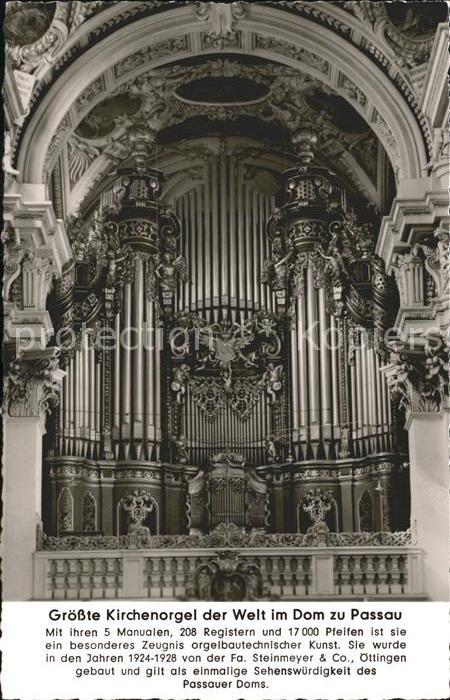 Kirchenorgel Dom Passau