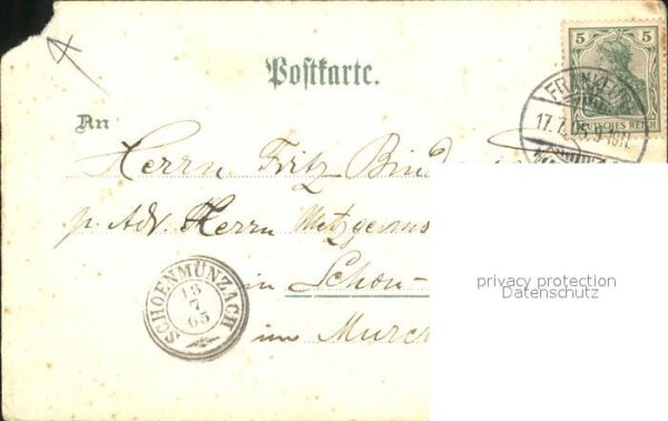 Schiller Friedrich Friedrich Stoltze Denkmal Zeil Franfurt – Bild 2
