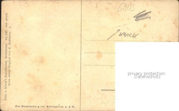 Hoffmann Heinrich Strahlenburg Schriesheim Nr. 127 – Bild 2
