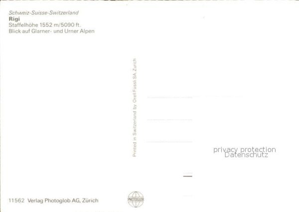 Zahnradbahn Rigi Glarner- und Urner Alpen – Bild 2