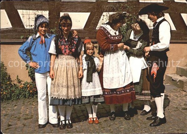 Trachten Marburg Evangelische Tracht Volkstanz-