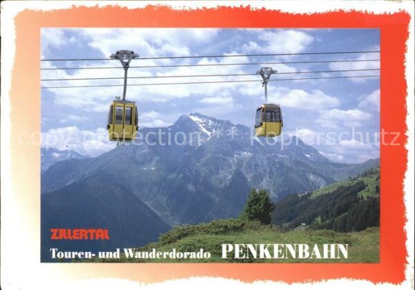 Seilbahn Penkenbahn Mayrhofen Zillertal Grünberg