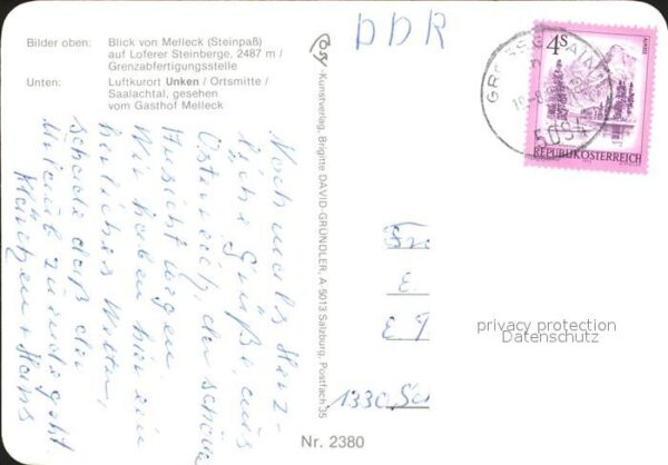 Grenze Douane Zoll Österreich-Bayern Steinpass-Unken – Bild 2