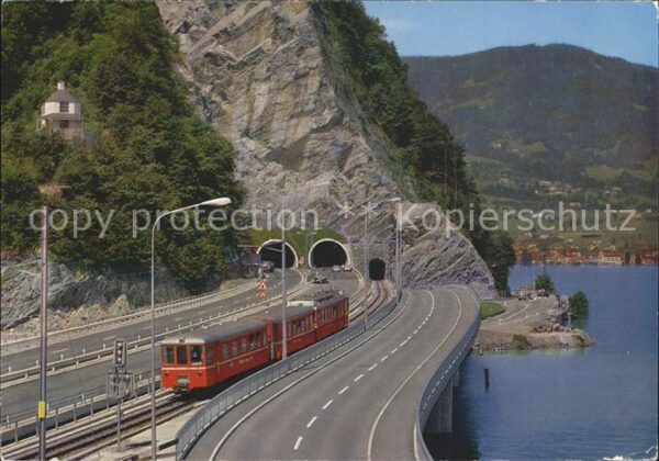 Bergbahn Luzern-Stans-Engelberg-Bahn Acheregg-Br
