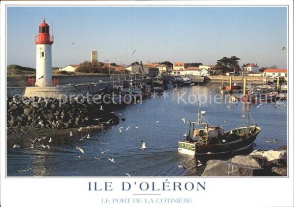 Leuchtturm Lighthouse Ile d_Oleron Port de la Cotiniere