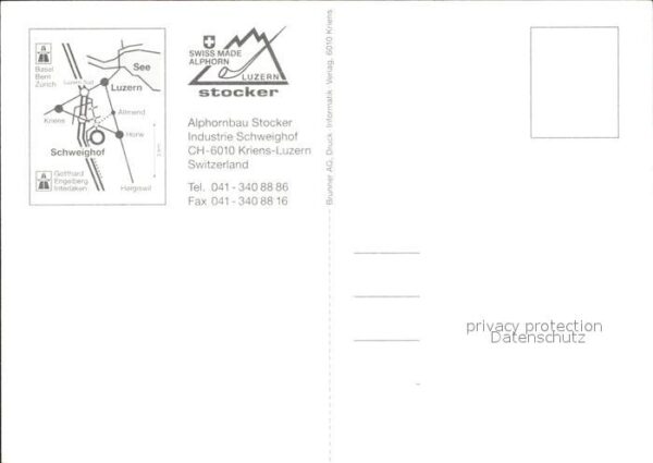 Alphorn Fachgeschäft Alphornbau Stocker Kriens- – Bild 2
