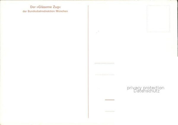 Eisenbahn Gläserner Zug – Bild 2