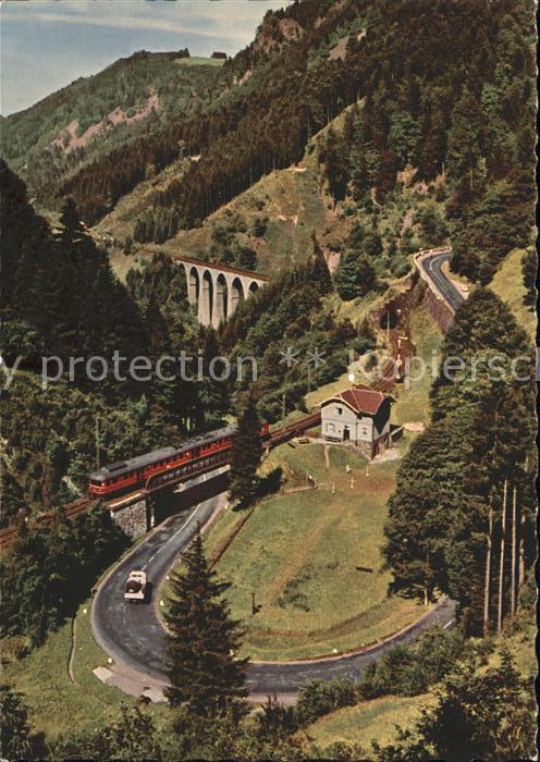 Bergbahn Höllental Südschwarzwald Ravenna-Viaduk