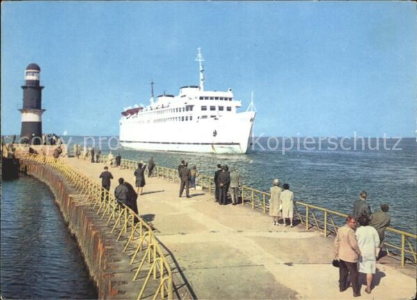 Faehre Ferry Bac Traghetto-- Rostock-Warnemünde