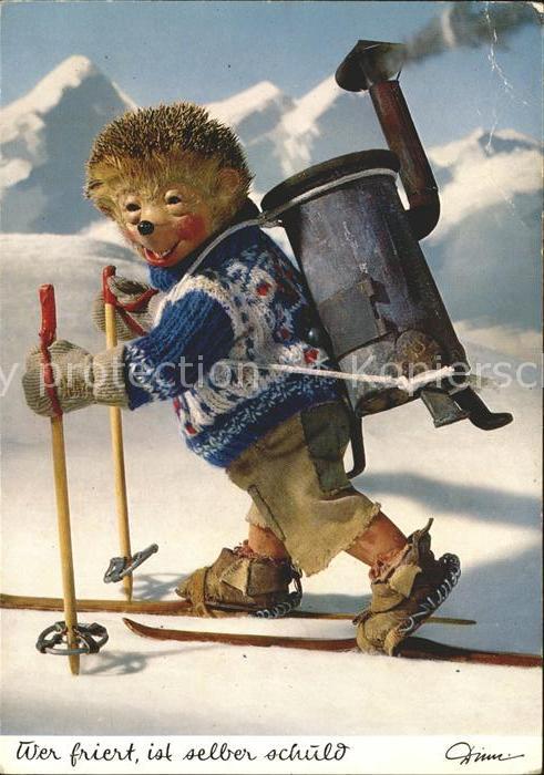 Mecki Nr. 353 Skifahren Kamin Ski