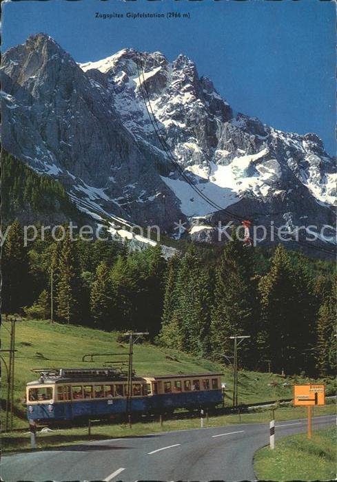 Zahnradbahn Bayrische Zugspitzbahn Zugspitzgipfel E