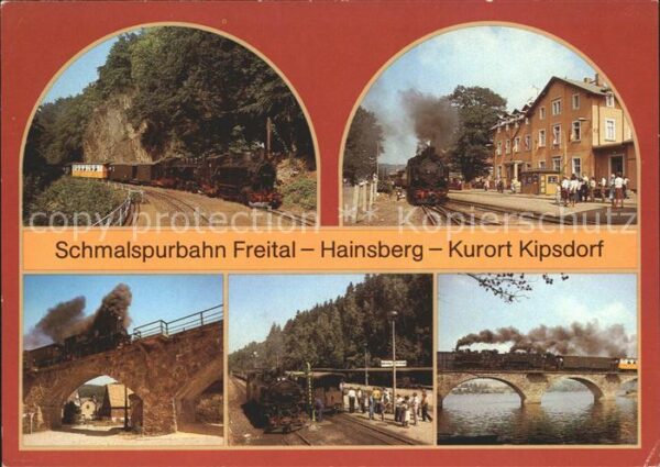 Eisenbahn Schmalspurbahn Freital-Hainsberg-Kipsdo