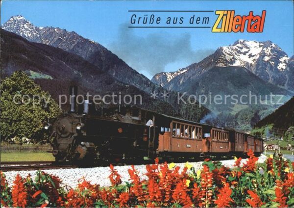 Lokomotive Zillertalbahn Grünberg