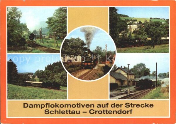 Lokomotive Schlettau-Crottendorf Bahnhof Walthersd