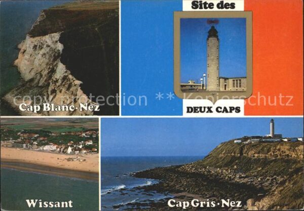 Leuchtturm Lighthouse Site des Deux Caps Wissant Cap Gris-Nez