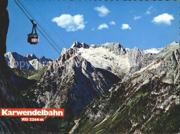 Seilbahn Karwendel Mittenwald Tiroler uns Bayeri