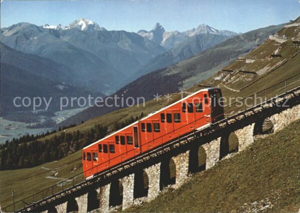 Zahnradbahn Parsenn Piz d_Aela Tinzenhorn