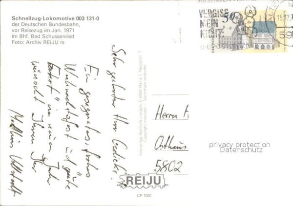 Lokomotive 003-131-0 Bahnhof Bad Schussenried – Bild 2